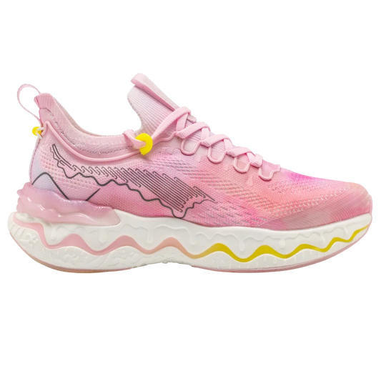 Unisex running shoes lace-up breathable air mesh pu insole rubber outsole lightweight - product image