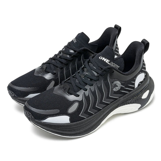Unisex running shoes lace-up breathable height increasing reflective - product image