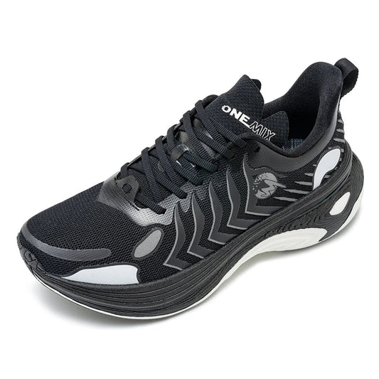 Unisex running shoes lace-up breathable height increasing reflective - product image