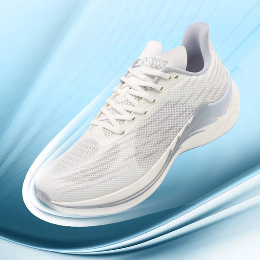 Unisex running shoes lace-up breathable mesh pu insole eva outsole lightweight - product image