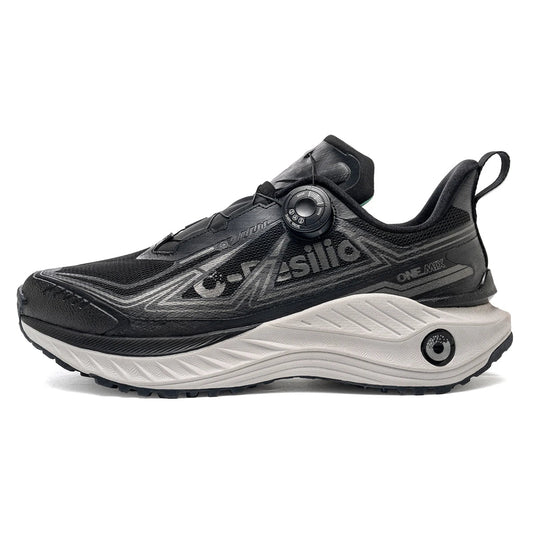 Unisex running shoes zip closure breathable pu insole rubber outsole motion control - product image