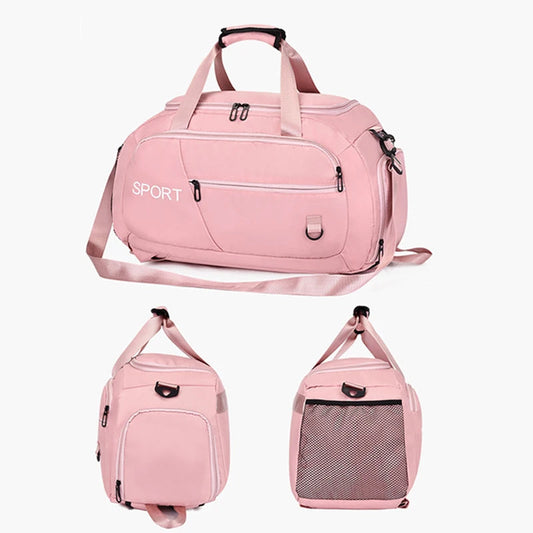 Waterproof fitness gym backpack with large capacity and shoe compartment - product image