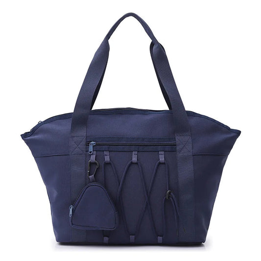 Waterproof gym fitness shoulder bag with dry-wet separation and detachable pouch - product image