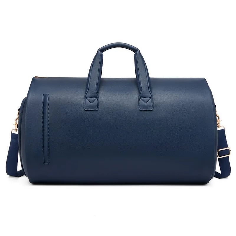 Waterproof large capacity gym sports handbag with shoes pocket and travel features - product image