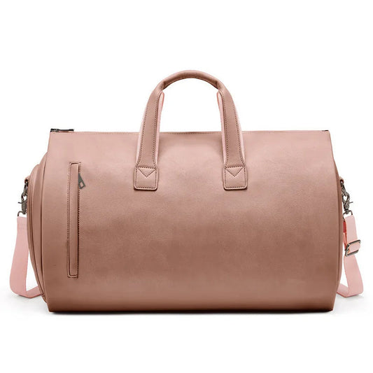 Waterproof large capacity gym sports handbag with shoes pocket and travel features - product image