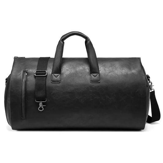 Waterproof large capacity gym sports handbag with shoes pocket and travel features - product image