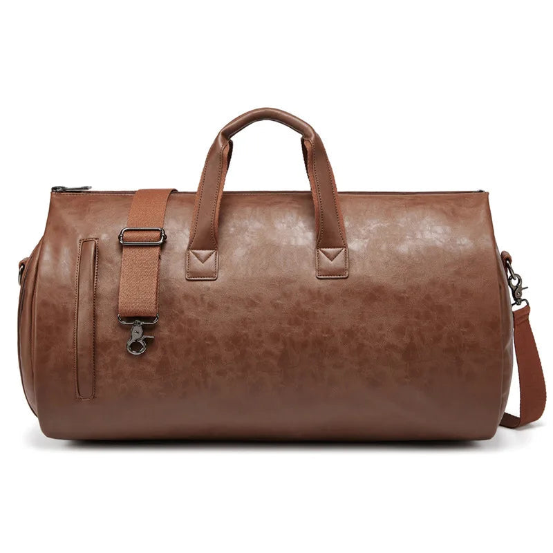 Waterproof large capacity gym sports handbag with shoes pocket and travel features - product image
