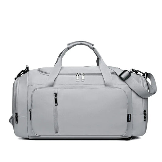 Waterproof large fitness bag with dry-wet separation and shoes pocket - product image