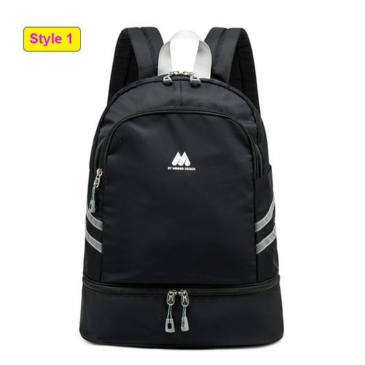 Women’s gym backpack with shoes pocket and dry wet separation for fitness - product image