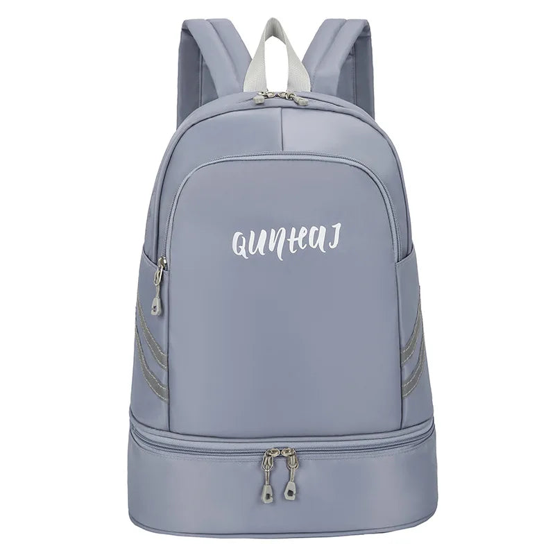 Women’s gym backpack with shoes pocket and dry wet separation for fitness - product image