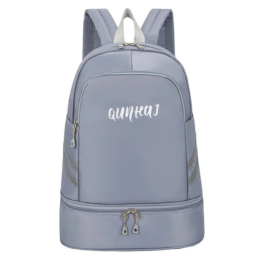 Women’s gym backpack with shoes pocket and dry wet separation for fitness - product image