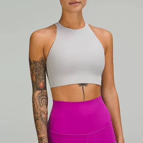 Women's high elastic quick dry yoga fitness sports bra - product image