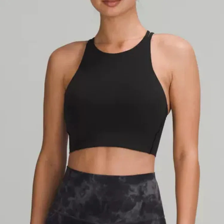 Women's high elastic quick dry yoga fitness sports bra - product image