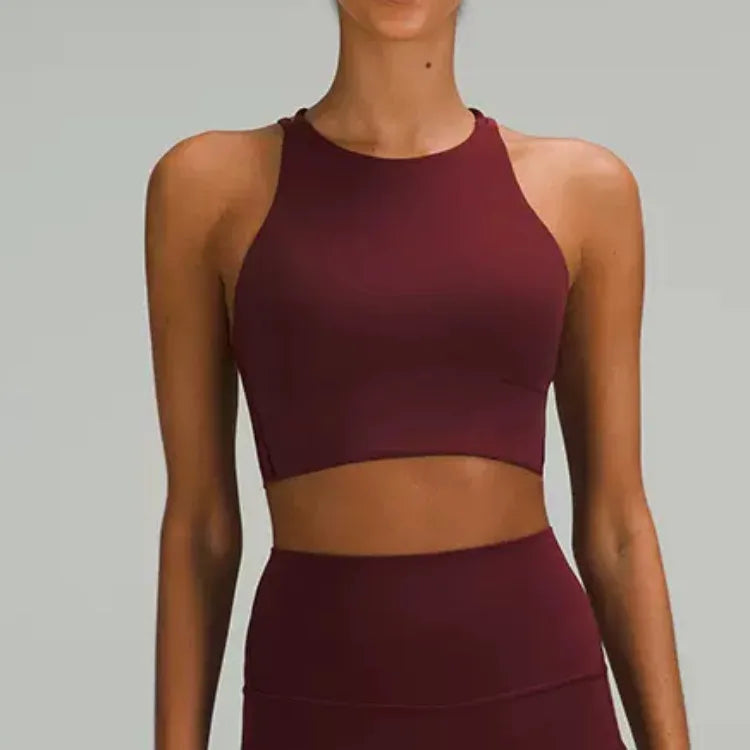 Women's high elastic quick dry yoga fitness sports bra - product image